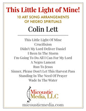 Load image into Gallery viewer, This Little Light of Mine! 10 Art Song Arrangements of Negro Spirituals